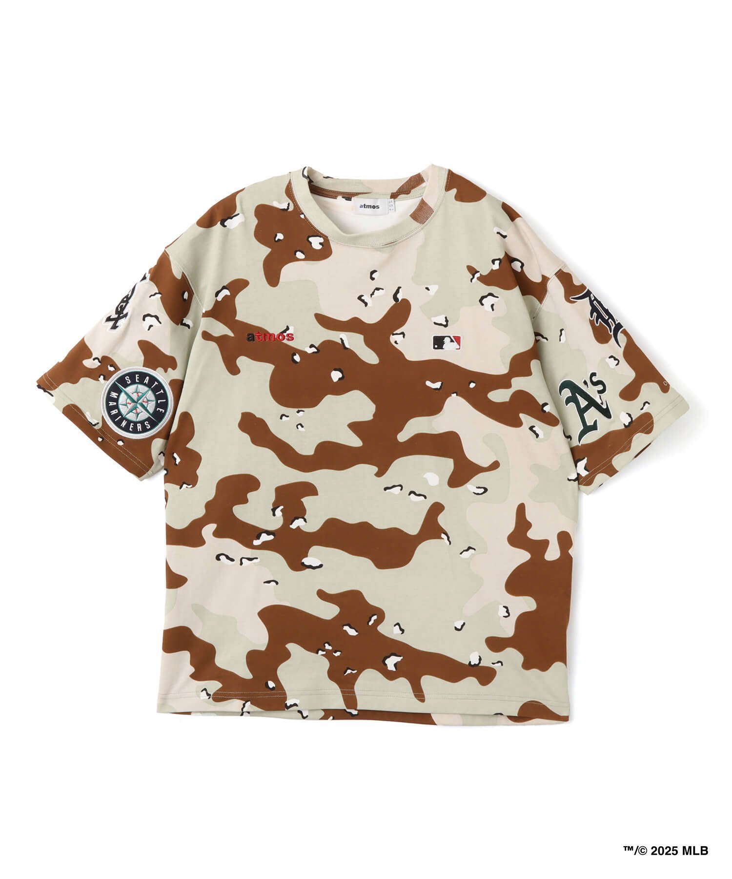 atmos atmos x MLB All Teams Patch SS T-shirt CAMOUFLAGE アトモス トップス カットソー・Tシャツ