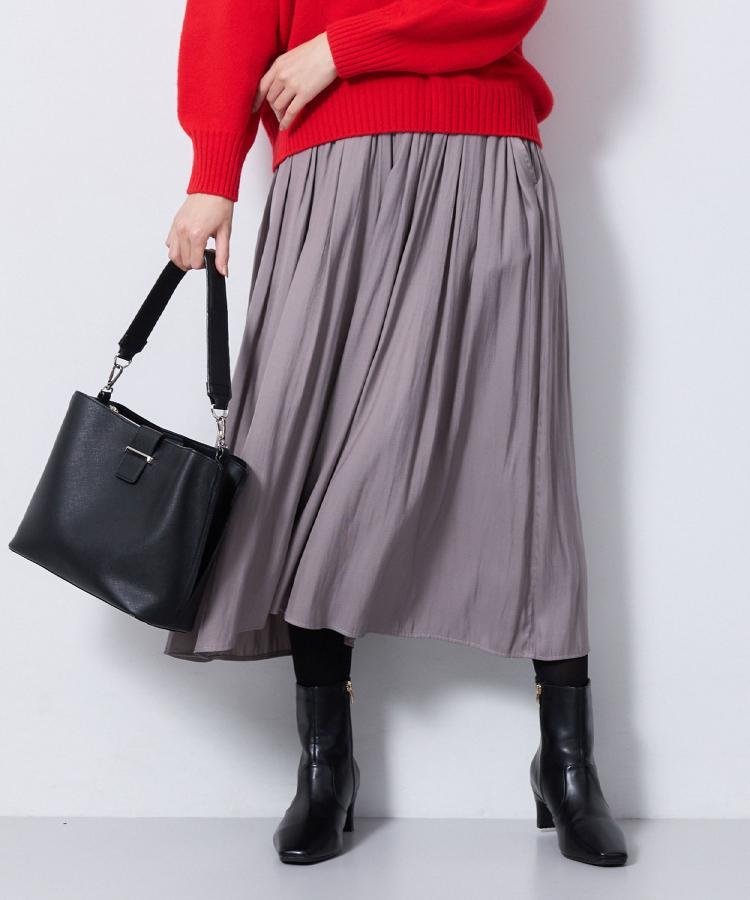 Reflect 【手洗い可】スカーチョパンツ リフレクト パンツ その他のパンツ ネイビー オレンジ