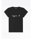 agnes b. FEMME S137 TS ロゴTシャツ アニエスベー トップス カットソー・Tシャツ ブラック【送料無料】