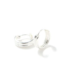 【SALE／20%OFF】Mag. Mag./(U)【Al】SILVER925 14mmデザインフープピアス レアリゼ アクセサリー・腕時計 ピアス シルバー