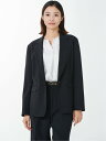 【SALE／20%OFF】m.f.editorial 麻調トラベスト 1ボタンジャケット 紺(セットアップ可能) タカキュー スーツ・フォーマル スーツジャケット ネイビー【送料無料】