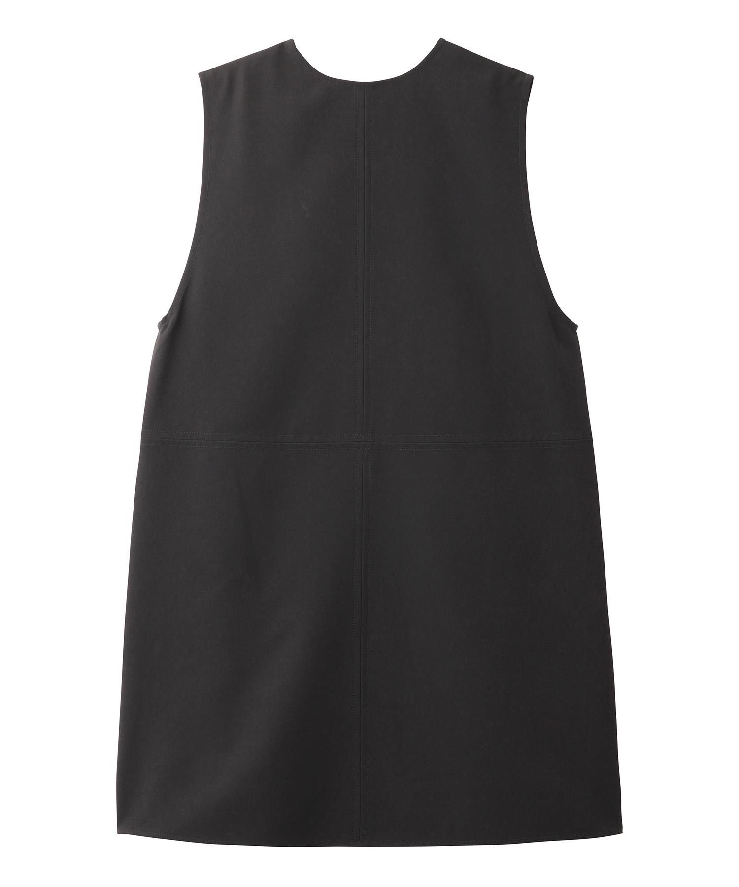 MILKFED. V NECK MINI DRESS ミルクフェド ワンピース・ドレス その他のワンピース・ドレス ベージュ ブラック