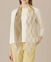 MACKINTOSH LONDON 【婦人画報掲載】【Looped Scarf/ループドスカーフ】チェックストライプループドスカーフ マッキントッシュ ロンドン...