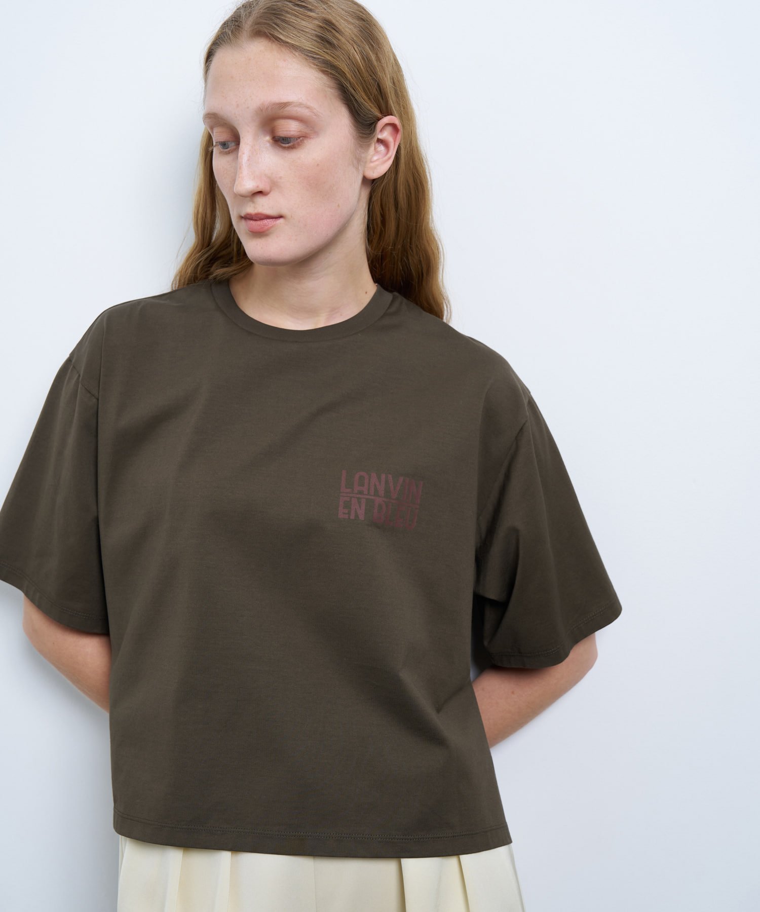 Tシャツ・カットソー LANVIN Women Tops RWTS0022J207P2401 Beige 楽天市場】ランバン(Tシャツ・カットソー|トップス
