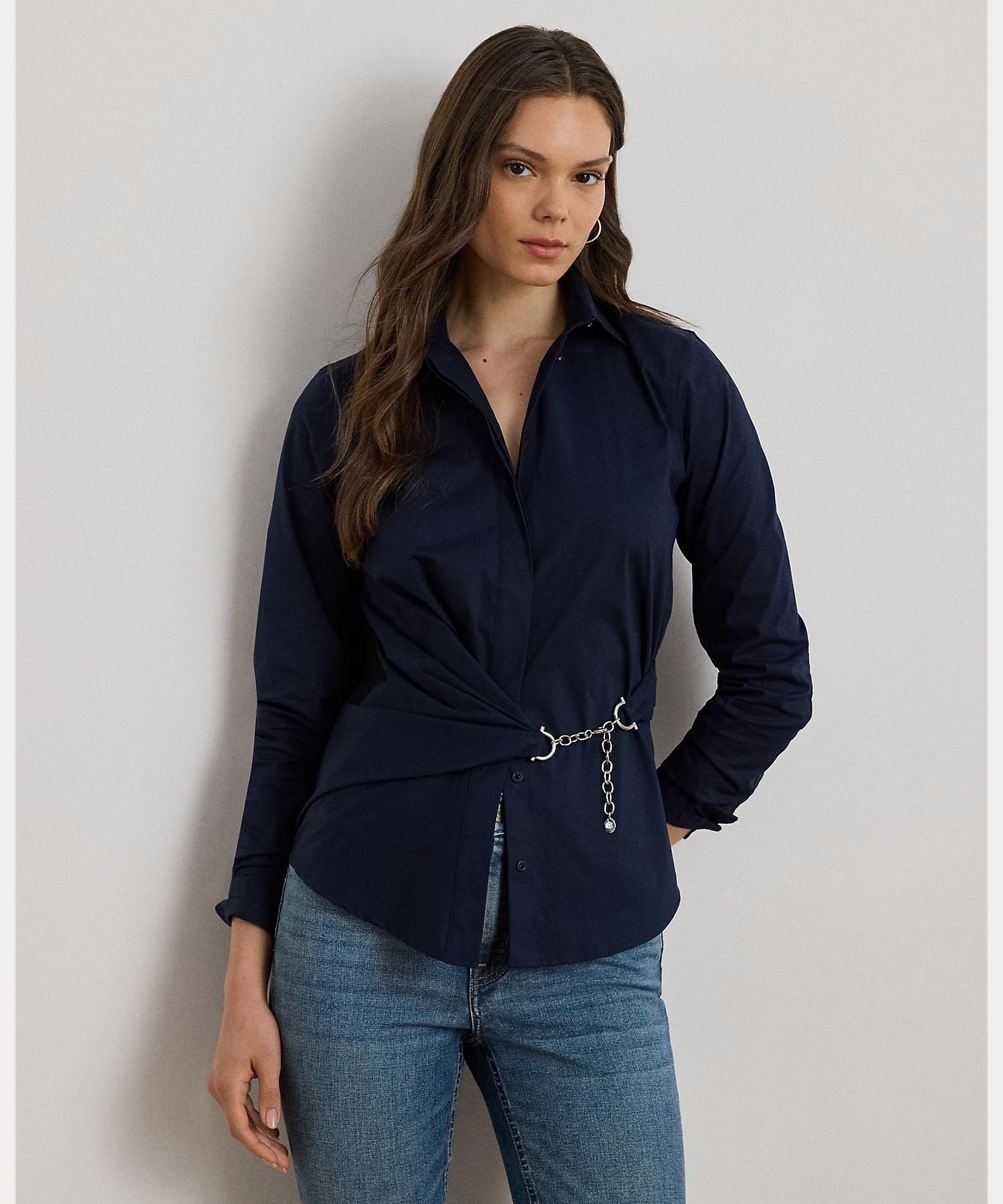 楽天市場】ラルフローレン（カラーネイビー）（シャツ・ブラウス