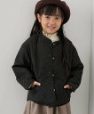 【SALE/50%OFF】ROPE' PICNIC KIDS 【KIDS】フラワー柄キルティングブルゾン/リンクコーデ/WEB限定サイズ:110cm ロペピクニ...