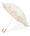 IRIS47 IRIS 47/frill short umbrella フォブ ファッション雑貨 傘・長傘 ベージュ【送料無料】