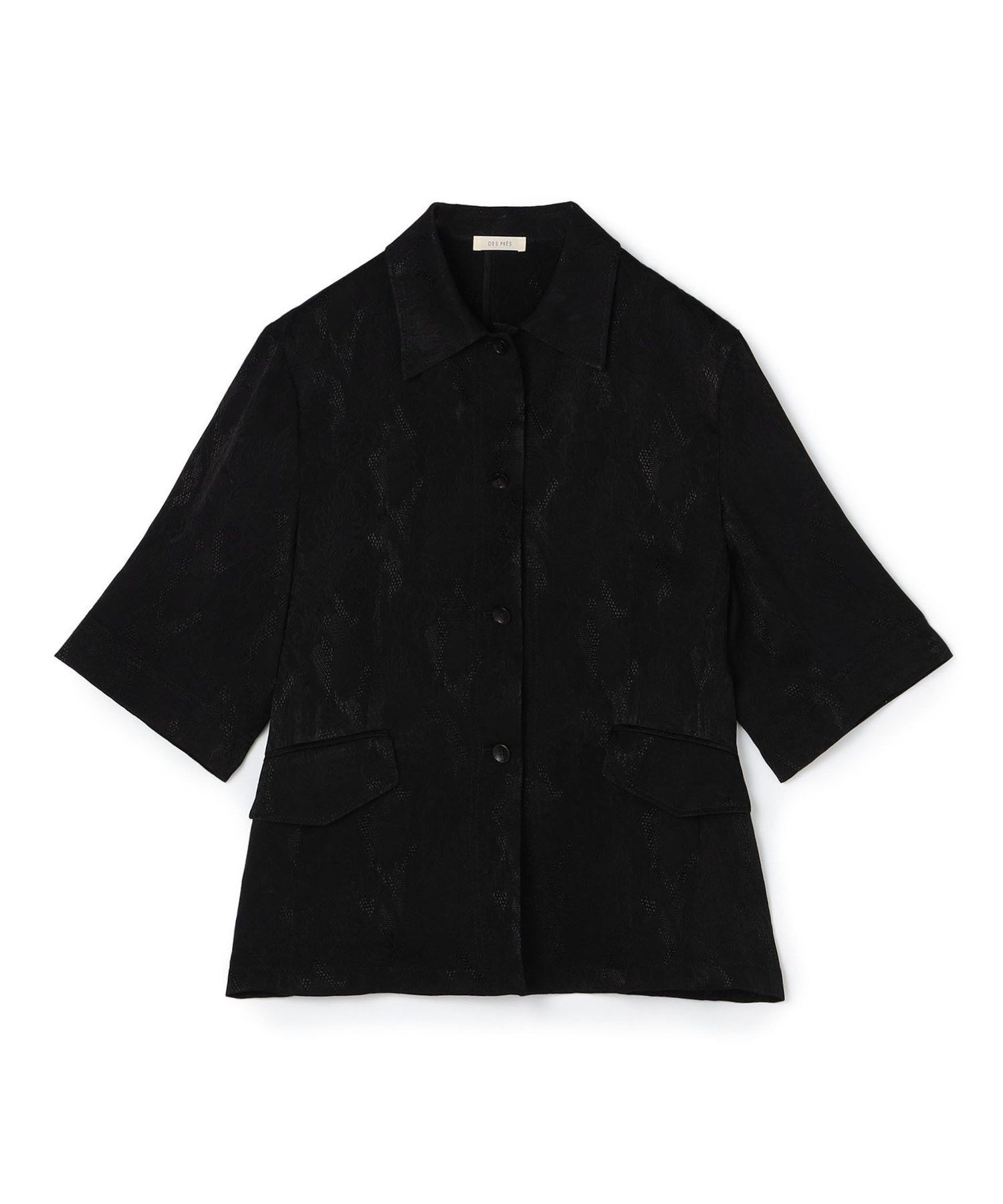 【SALE／40%OFF】DES PRES リーフレースジャカード ハーフスリーブジャケット トゥモローランド ジャケット・アウター その他のジャケット・アウター ブラック【送料無料】 stylife-15690488 Rakuten Fashion パッケージ画像