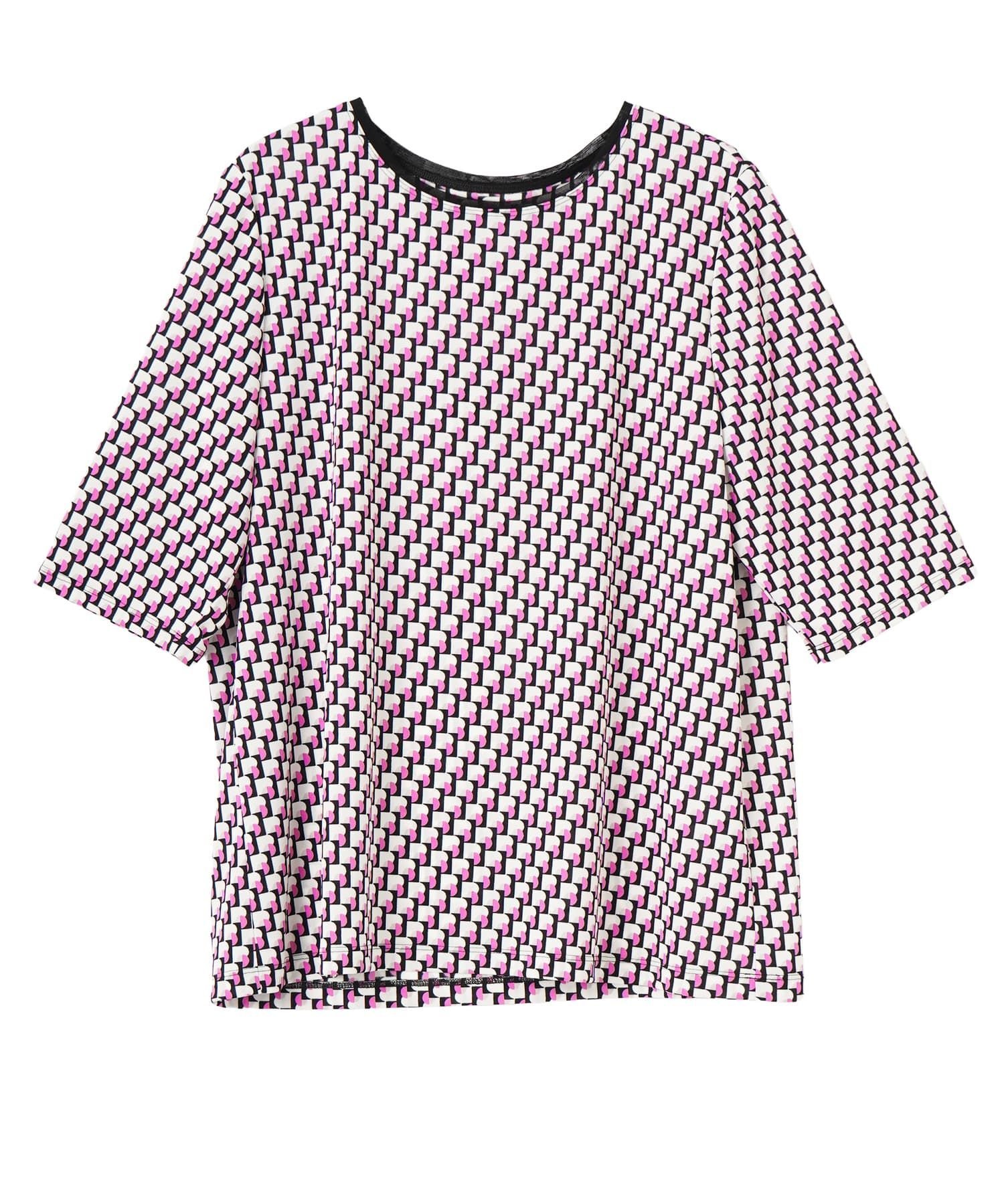 Leilian PLUS HOUSE カットソー【Leilian WHITE LABEL】 レリアン プラスハウス トップス カットソー・Tシャツ レッド ブラウン