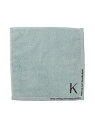 【SALE/50%OFF】Francfranc フィーロ イニシャルハンカチタオル K フランフラン ファッション雑貨 ハンカチ・ハンドタオル グリーン