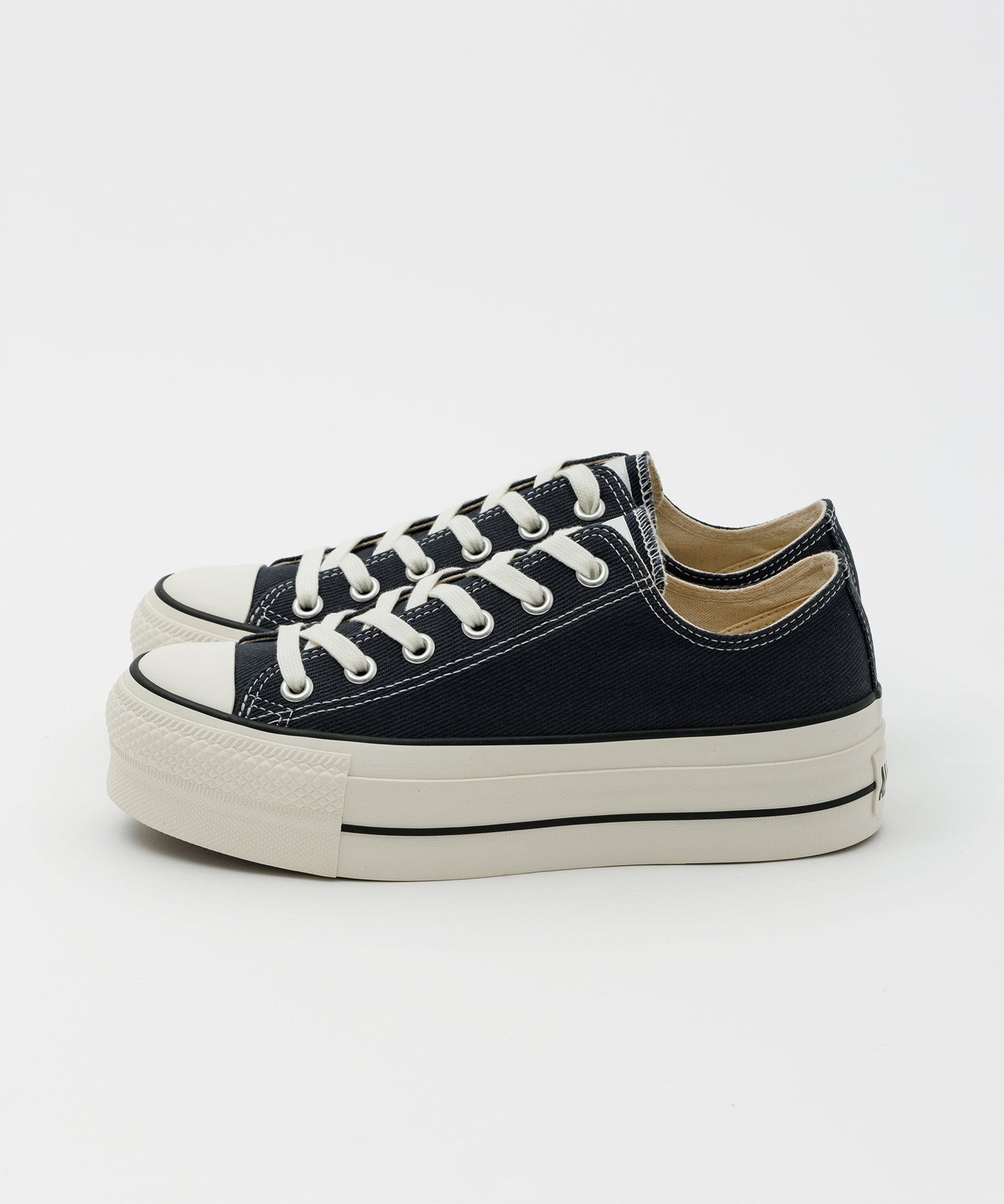 BIOTOP MEN【CONVERSE for BIOTOP】 ALL STAR (R) LIFTED OX / BT アダムエロペ シューズ・靴 スニーカー ブラック【送料無料】