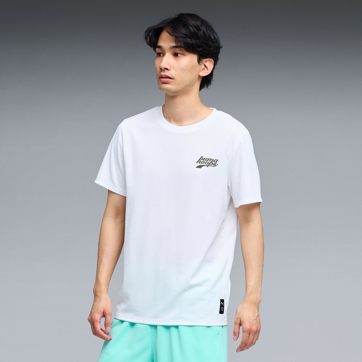 【SALE／30%OFF】PUMA メンズ バスケットボール HOOPS グラフィック 半袖 Tシャツ HOOPS GRAPHIC Tee shirt プーマ トップス カットソー・Tシャツ ホワイト