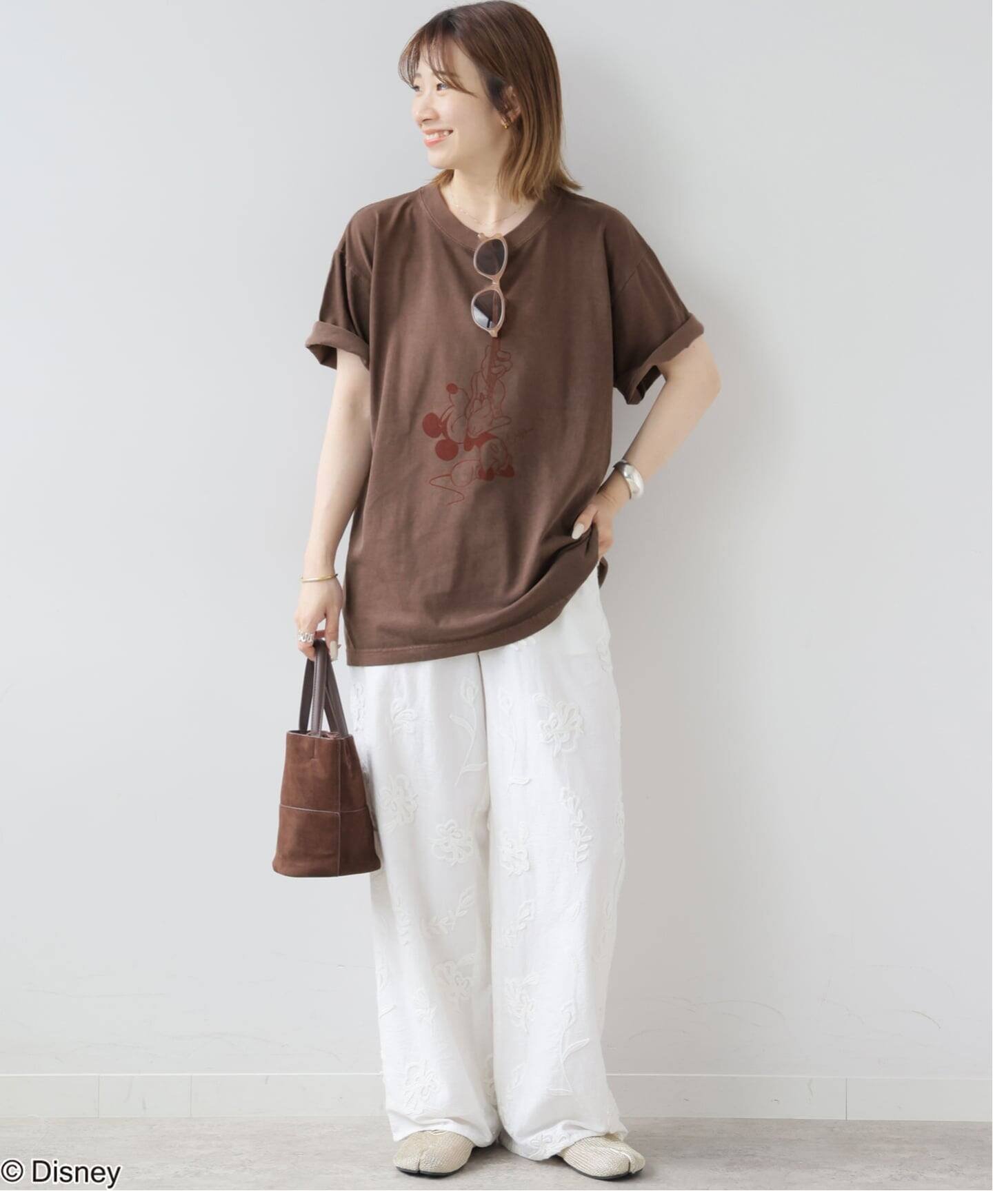 JOURNAL STANDARD relume 別注【GOOD ROCK SPEED / グッドロックスピード】＜MICKEY MOUSE＞Tシャツ ジャーナル スタンダード レリューム トップス カットソー・Tシャツ ブラウン
