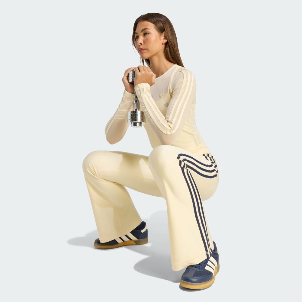 【公式】アディダス adidas 返品可 アディダス オリジナルス スポーツ 長袖シャツ アディダス トップス カットソー・Tシャツ イエロー