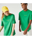 【SALE/30%OFF】LACOSTE LACOSTE L!VEゴールドネームステッチTシャツ ラコステ カットソー Tシャツ グリーン ブルー【送料無料】