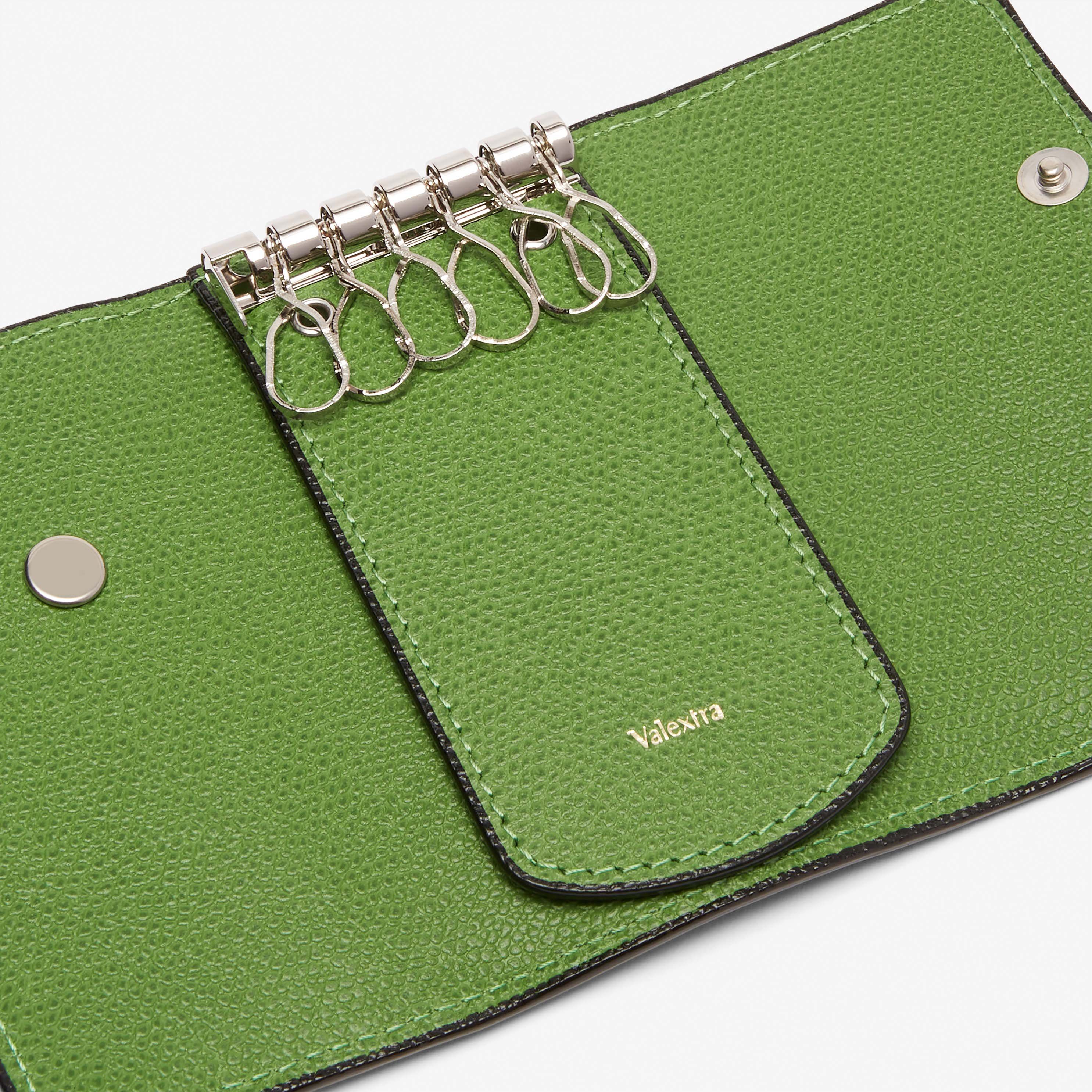 Valextra 【公式】キーホルダー 6フック ヴァレクストラ 財布・ポーチ・ケース その他の財布・ポーチ・ケース グリーン【送料無料】