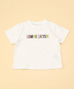 COMME CA ISM ロゴプリント 半袖Tシャツ(80・90cm) コムサイズム マタニティウェア・ベビー用品 その他のベビーグッズ ホワイト ネイビー レッド