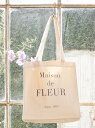 Maison de FLEUR ブランドロゴプリントスクエアトートSバッグ メゾン ド フルール バッグ その他のバッグ ホワイト ブラック ピンク グリーン ブルー パープル