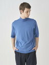 JOHN SMEDLEY [Merino wool] Mock turtle neck Pullover b S4700 b 30G WXh[ gbvX jbgyz