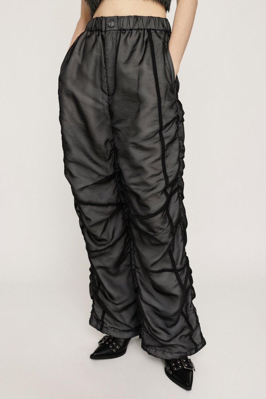 SLY SHEER LAYERED パンツ スライ パンツ その他のパンツ ホワイト ブラック