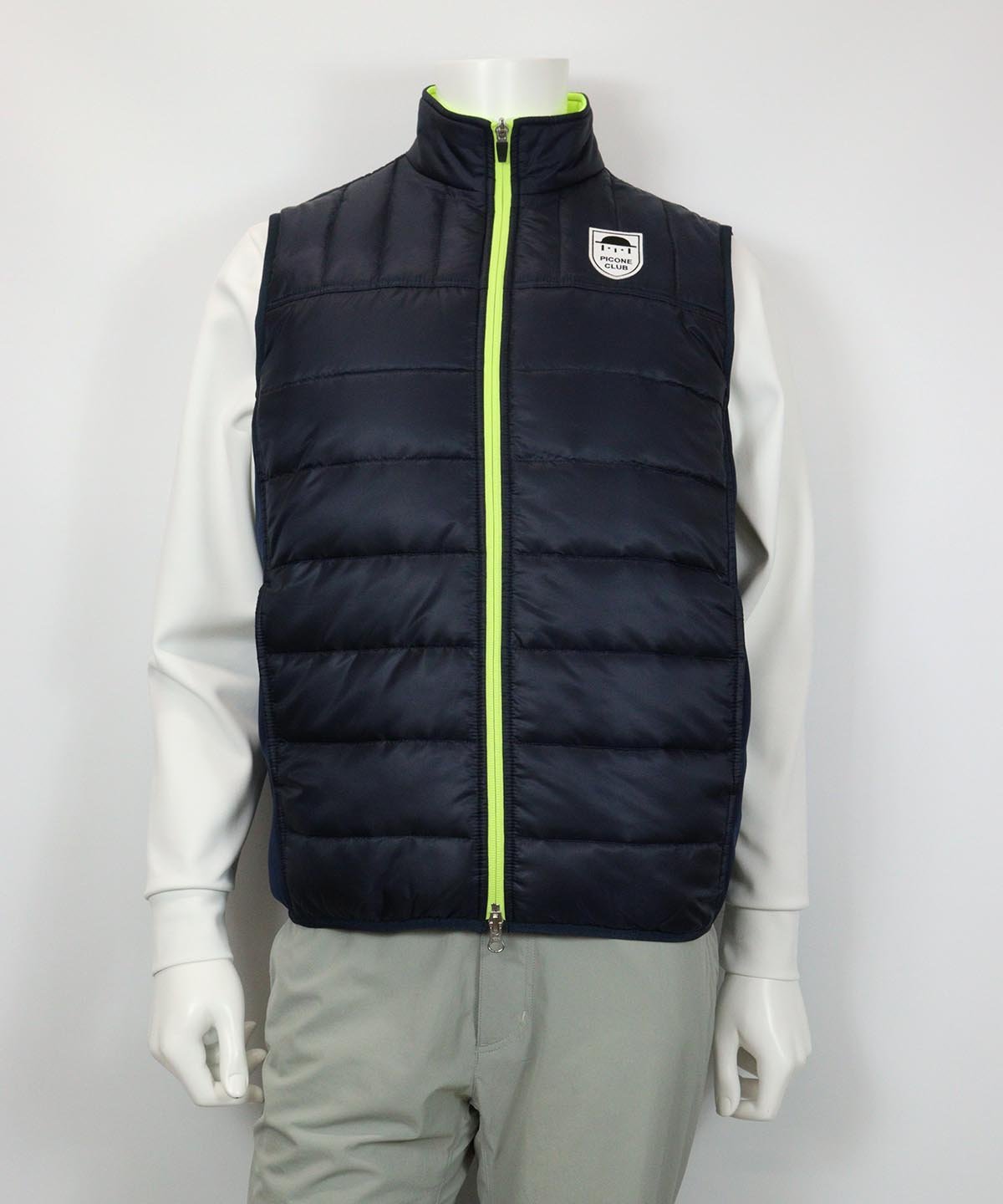 【SALE／40%OFF】Picone Club 【メンズ】キルト中綿切替ベスト ピッコーネクラブ トップス ベスト・ジレ ベージュ ブルー ネイビー【送料無料】