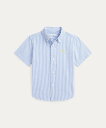 POLO RALPH LAUREN (ベビー)ストライプド シアサッカー ショートスリーブ シャツ ラルフローレン トップス シャツ・ブラウス ブルー【送料無料】