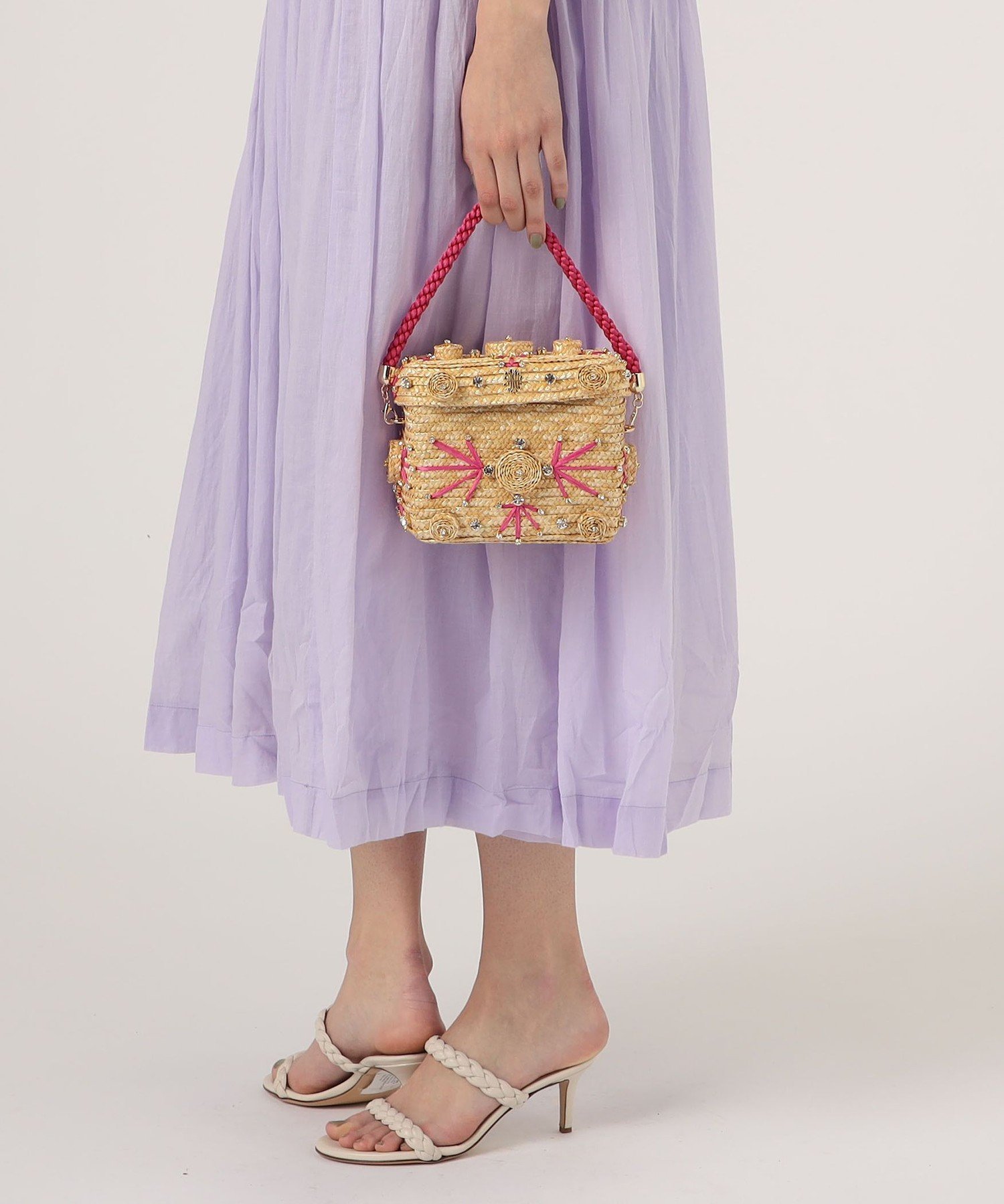 【SALE／40%OFF】TOMORROWLAND GOODS Le Nine TRUNK CIRCLE バスケットバッグ トゥモローランド バッグ かごバッグ ベージュ【送料無料】