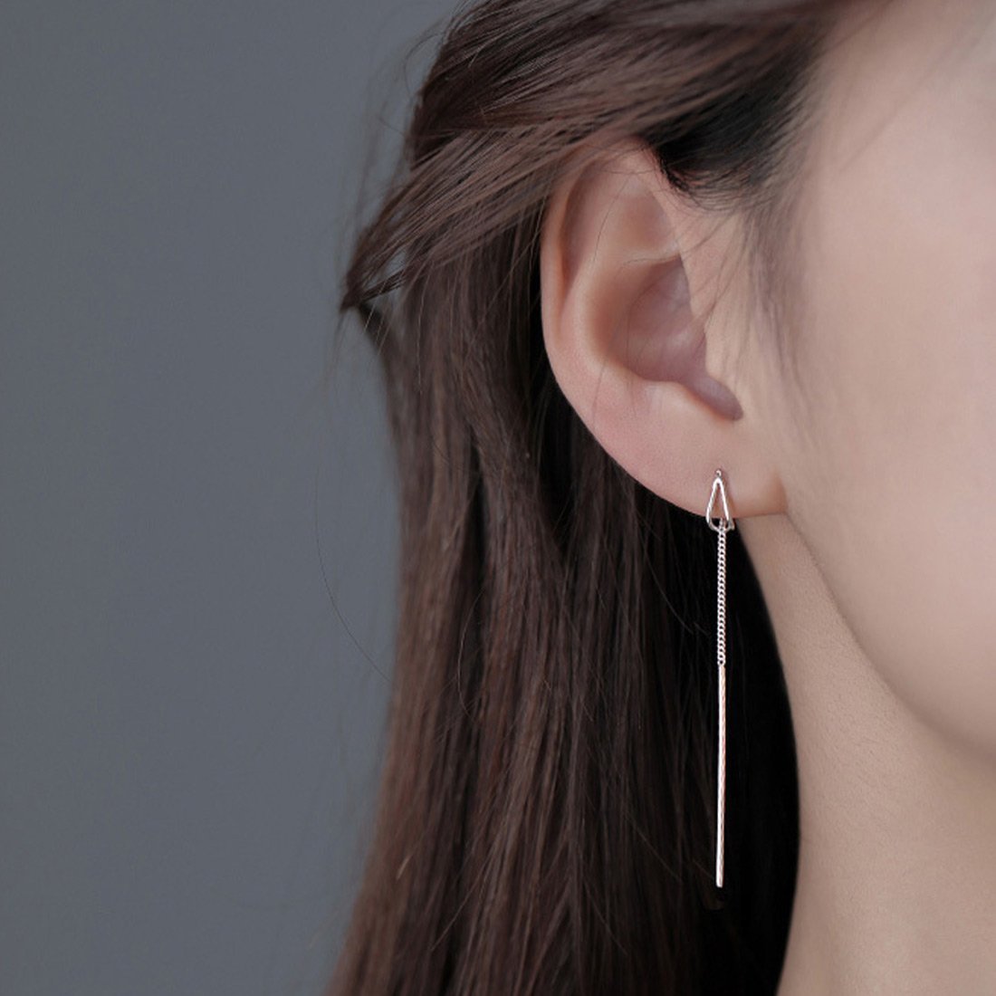 【SALE／39%OFF】Forcement 上品なフリンジピアス メゾンドラティール アクセサリー・腕時計 ピアス シルバー