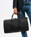 COACH コンパス バッグ 45・シグネチャー キャンバス コーチ バッグ ボストンバッグ ブラック【送料無料】
