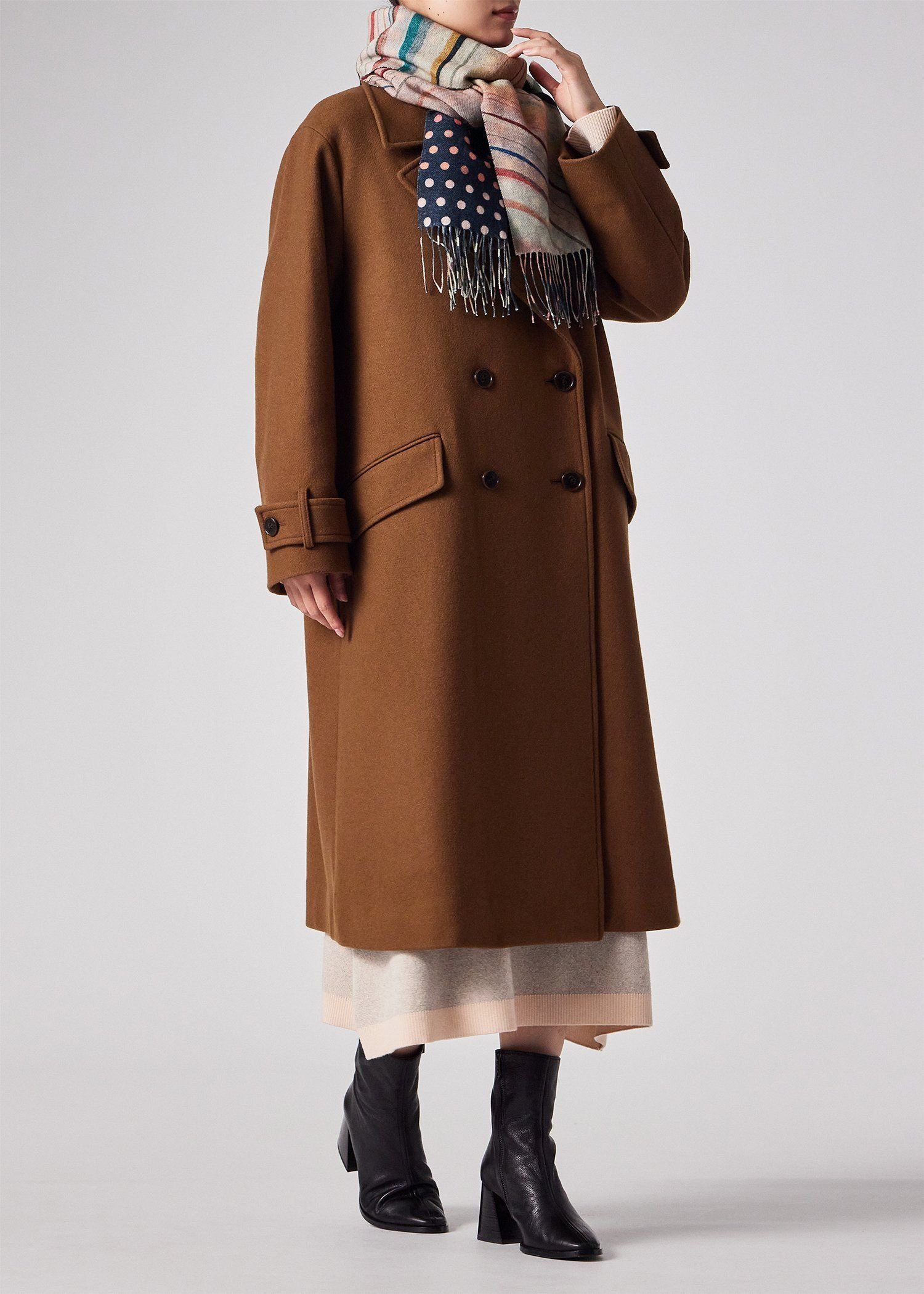 Paul Smith ウィメンズ "Swirl" リバーシブル スカーフ ポール・スミス ファッション雑貨 マフラー・ストール・ネックウォーマー【送料無料】