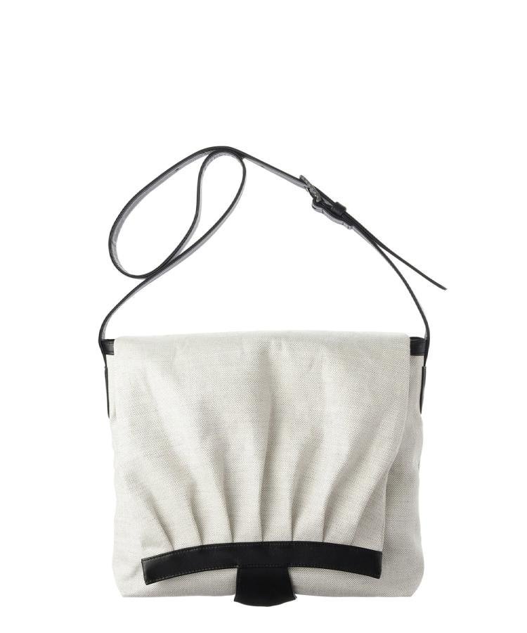 【SALE／40%OFF】HIROKO HAYASHI TRIS(トリス)ショルダーバッグM ヒロコ ハヤシ バッグ ショルダーバッグ ホワイト【送料無料】