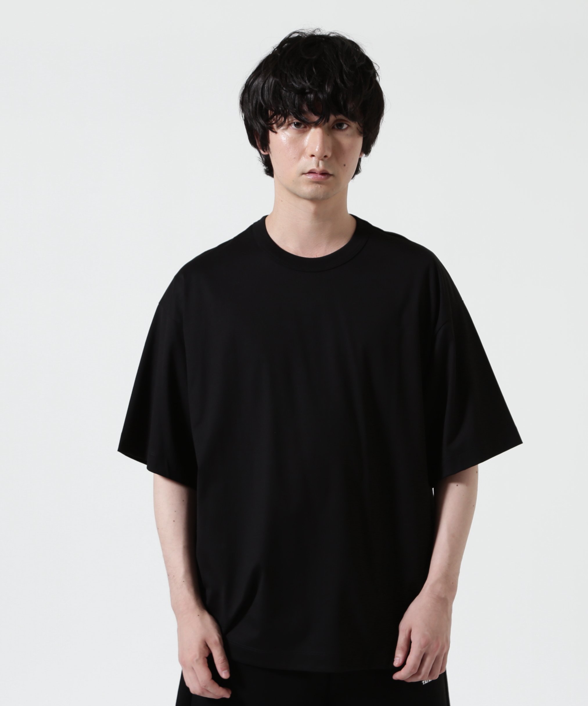 MARKAWARE(マーカウェア) Organic Giza 80/3 Jersey Survival Cloth Comfort Fit ビーセカンド トップス カットソー・Tシャツ ブラック ホワイト