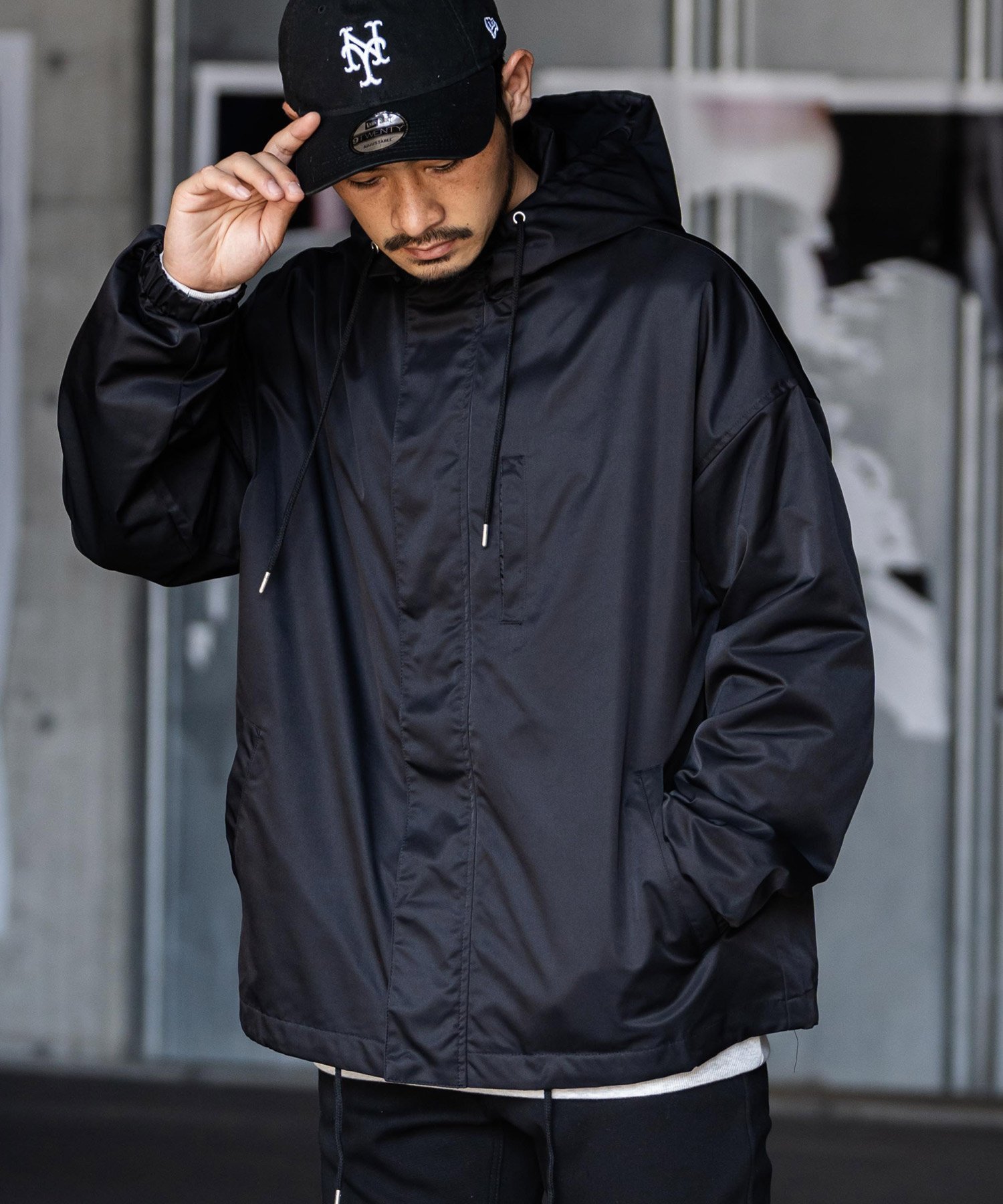 Rocky Monroe オーバーサイズフードジャケット マウンテンパーカー マンパ ロッキーモンロ ...