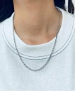 amp japan カットケーブル チェーンネックレス ミスターオリーブ アクセサリー・腕時計 ネックレス シルバー
