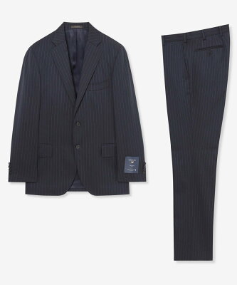 MACKINTOSH LONDON 【NEW BRIDGE】【REDA/レダ】チョークストライプスーツ マッキントッシュ ロンドン スーツ・フォーマル スーツジャケット ネイビー【送料無料】