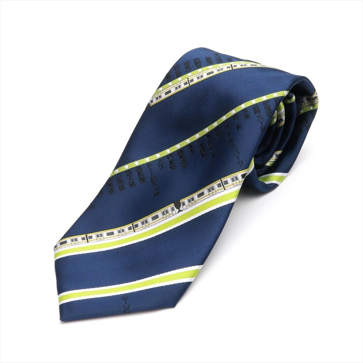 【SALE／50%OFF】TOKYO SHIRTS 【大阪メトロ】 ネクタイ ネイビー系 ビジネス フォーマル 長堀鶴見緑地線 BM152100GAAM1PA-19-964 トーキョーシャツ スーツ・フォーマル ネクタイ・蝶ネクタイ ブルーのサムネイル