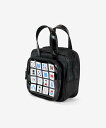 【SALE/40%OFF】Picone Club エナメルスクエアカートバッグ ピッコーネクラブ バッグ ハンドバッグ ブラック グレー レッド【送料無料】