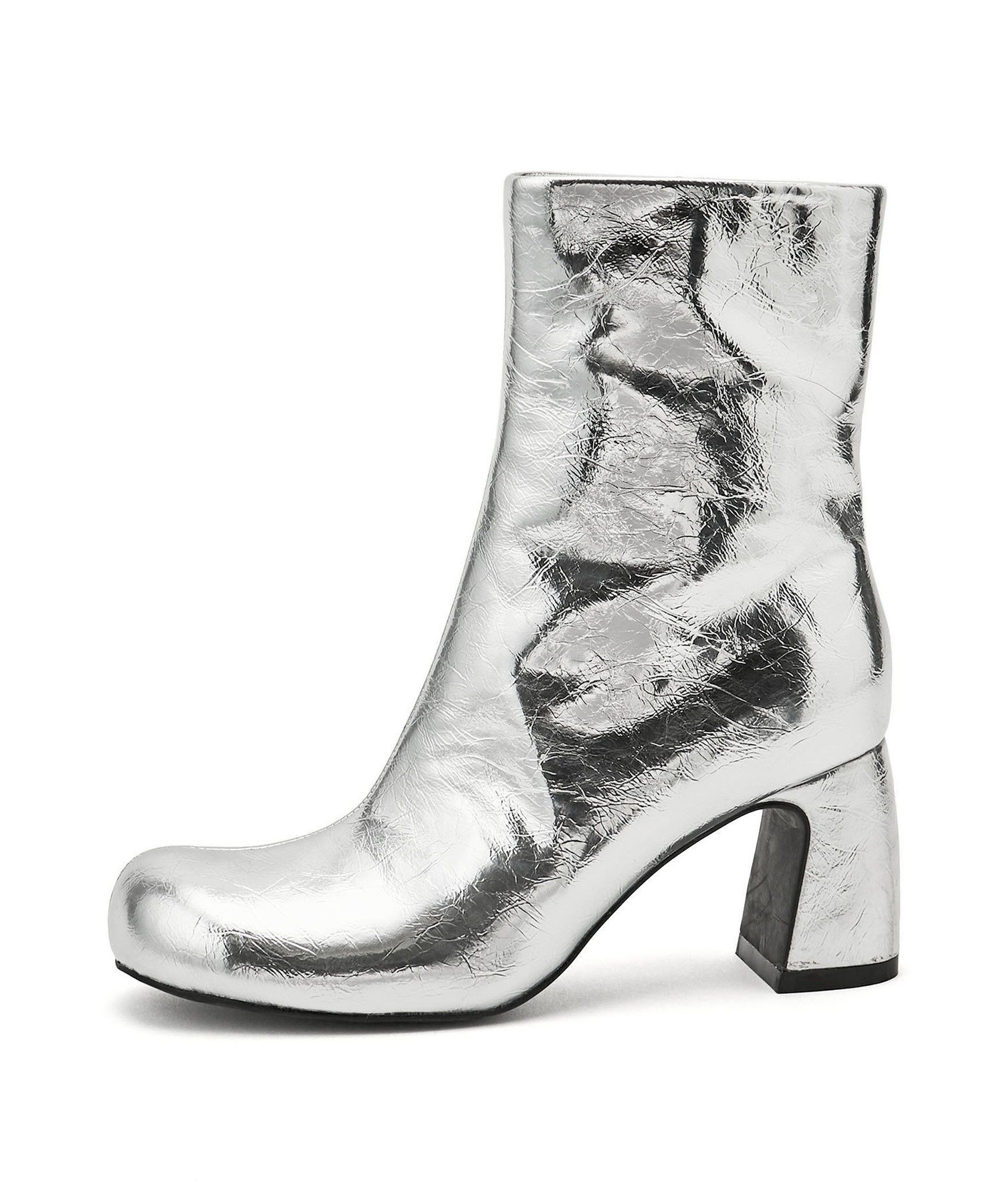 SY UNITED ARROWS ＜SY＞カーヴィー ショートブーツ70●↑ オデット エ オディール シューズ・靴 ブーツ シルバー ブラック グリーン【送料無料】のサムネイル