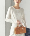 SHIPS WOMEN <洗濯機可能>ストレッチ リブ ロング スリーブ TEE シップス トップス カットソー・Tシャツ ベージュ ブラック ホワイト グレー【送料無料】