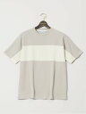 GRAND-BACK 【大きいサイズ】KAITEKI+ パネル切替 クルーネック半袖Tシャツ 【25SS】 メンズ Tシャツ カットソー カジュアル インナー ...