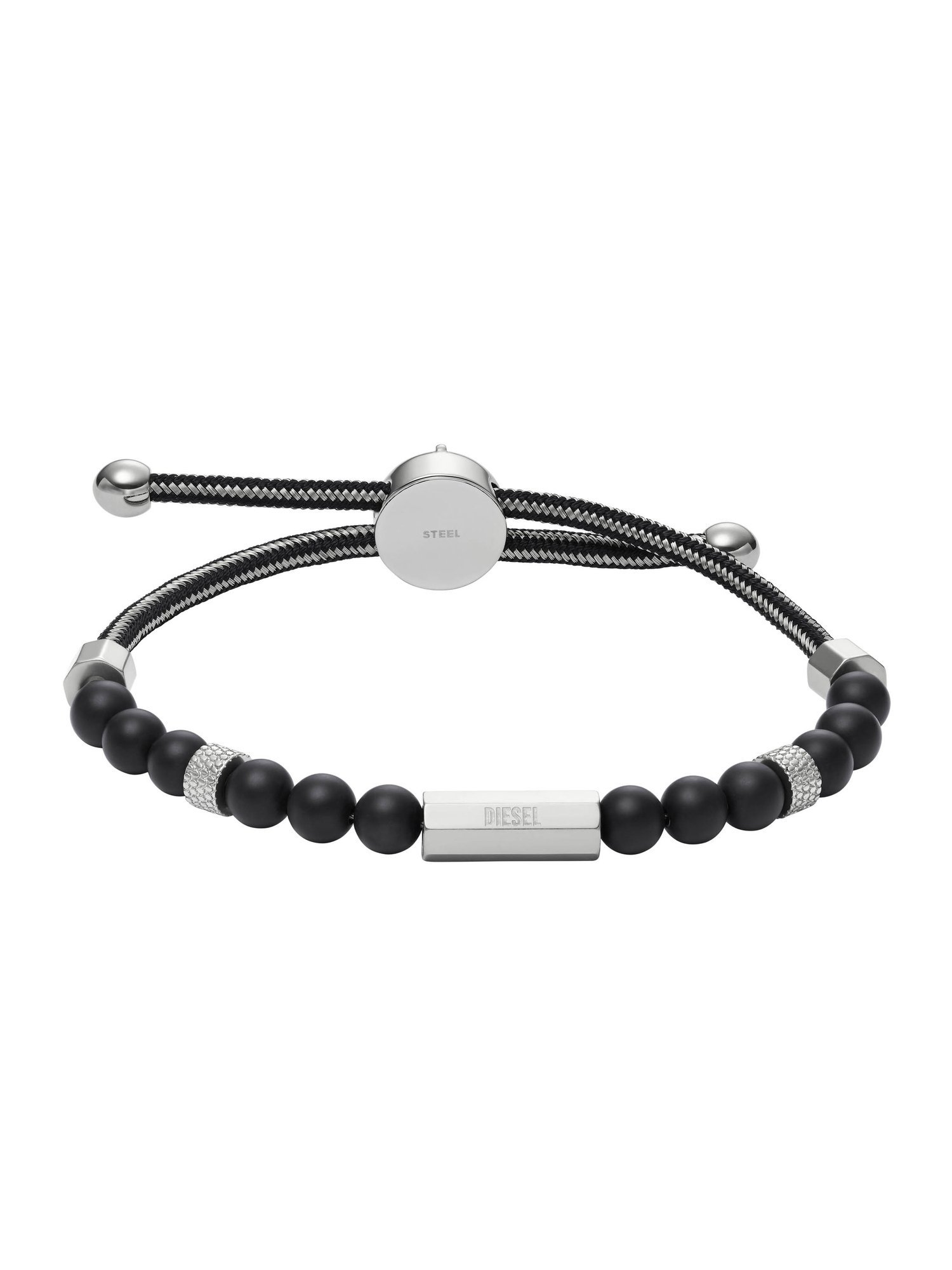 DIESEL ディーゼル アクセサリー メンズ ブレスレット DX1151040 ウォッチステーションインターナショナル アクセサリー・腕時計 ブレスレット・バングル ブラック【送料無料】