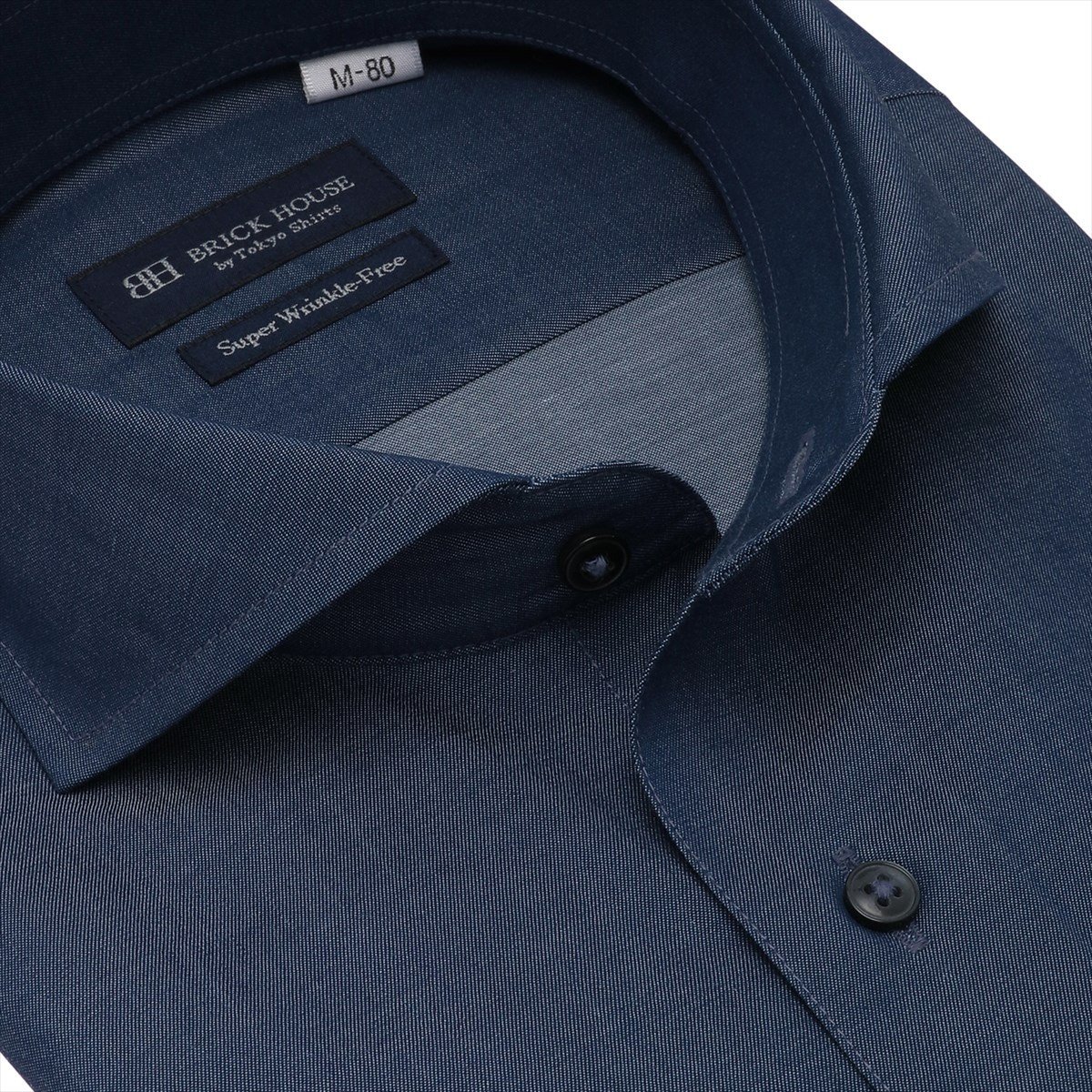 【SALE／20%OFF】BRICK HOUSE by Tokyo Shirts 【超形態安定】 ホリゾンタルワイド...