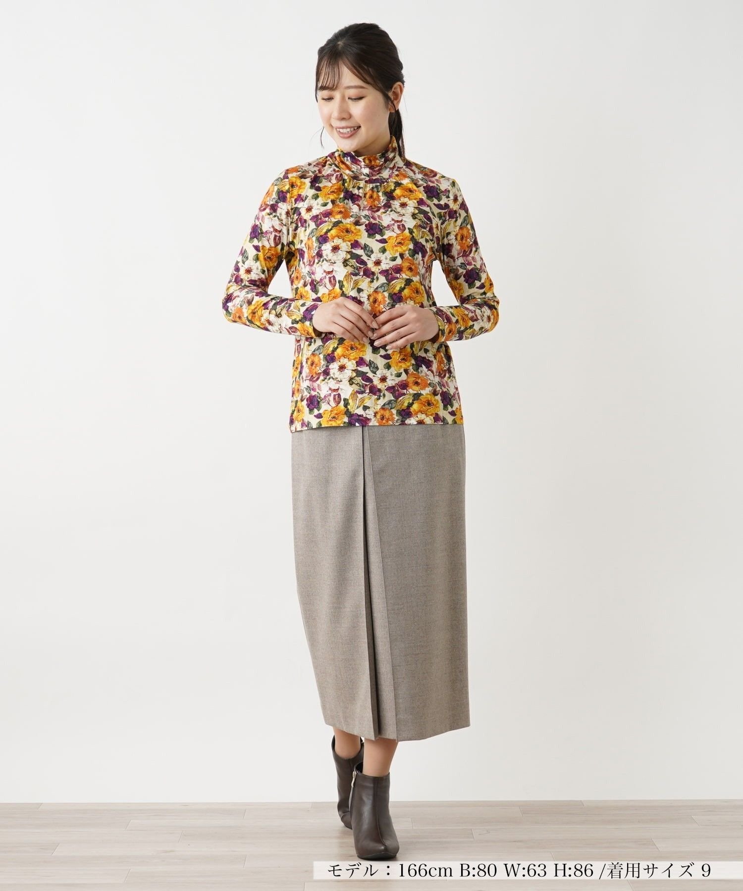 Leilian カットソー【ROCHAS Premiere】 レリアン トップス カットソー・Tシャツ