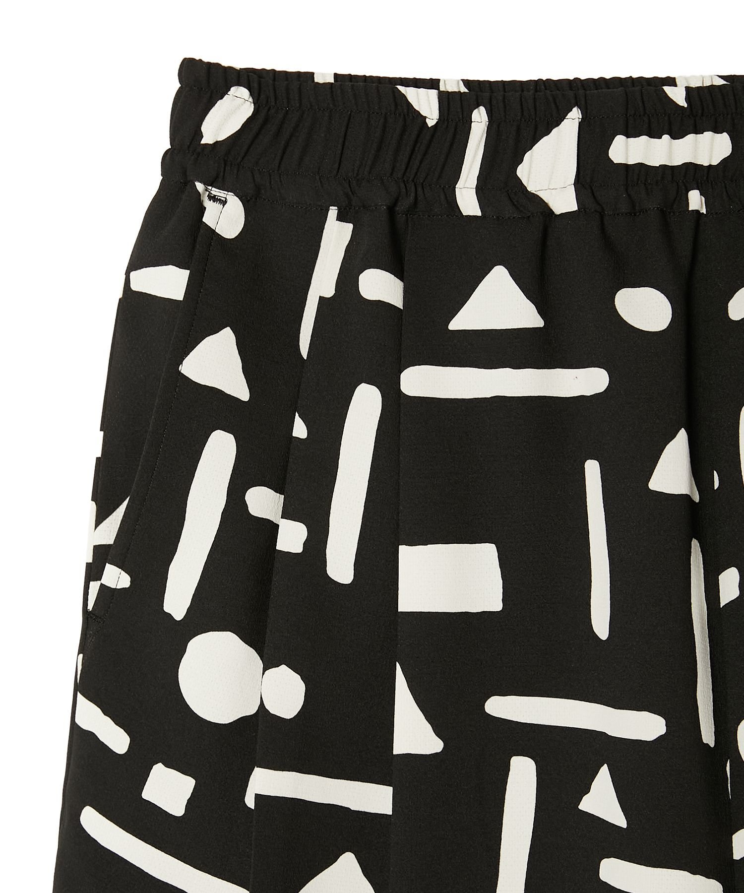 2TUCK EASY HALF PANTS エヌ．ハリウッド パンツ その他のパンツ ブラック