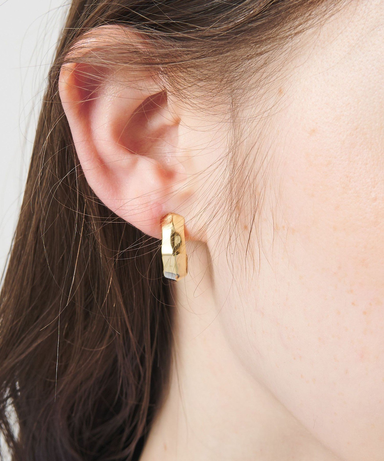 【SALE／40%OFF】UNITED ARROWS アンギュラー Jシェイプ イヤリング ユナイテッドアローズ アウトレット アクセサリー・腕時計 イヤリング・イヤーカフ シルバー ゴールド【送料無料】