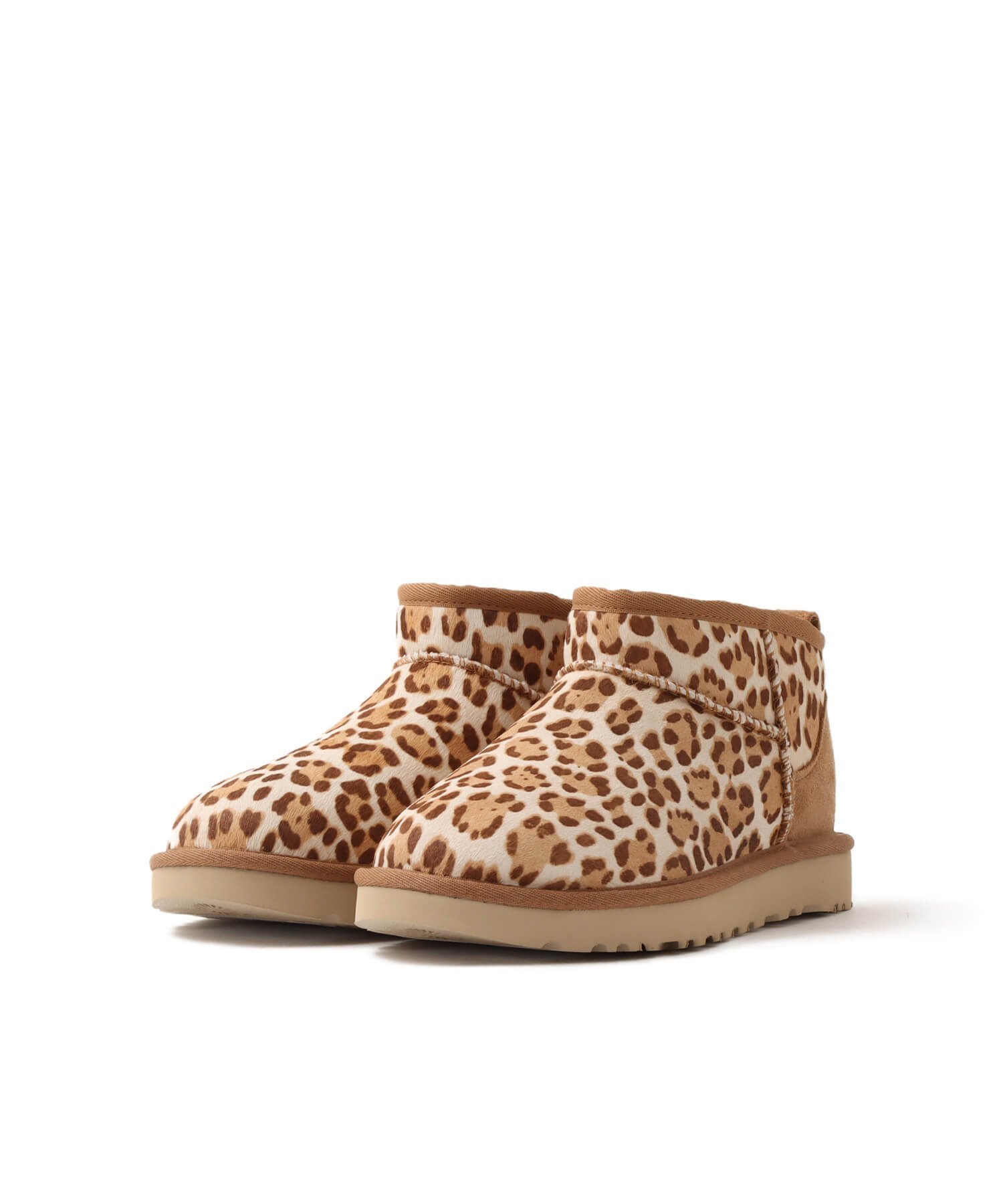 UGG W CLASSIC ULTRA MINI PLAINS LEOPARD アトモス シューズ・靴 ブーツ