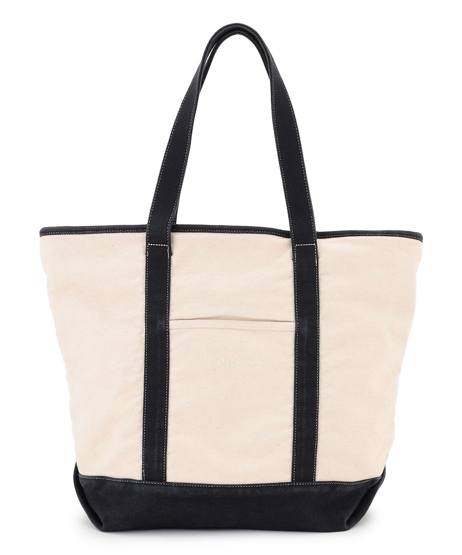 J.PRESS 【WEB・一部店舗限定】キャンバスロゴ トートバッグ ジェイプレス バッグ トートバッグ ネイビー ブラック ブラウン ホワイト