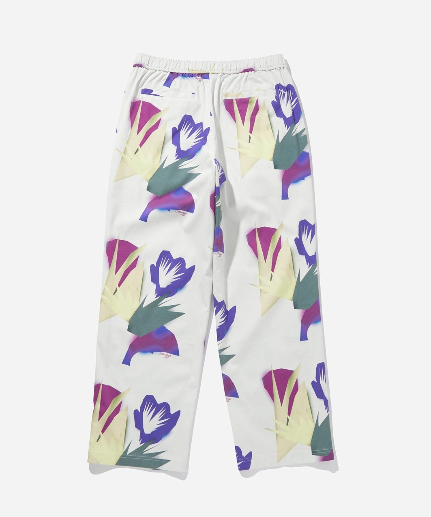 【SALE／60%OFF】Saturdays NYC JUNGLE FLORAL PRINTED GEORGE TROUSER サタデーズ　ニューヨークシティ パンツ その他のパンツ ホワイト【送料無料】