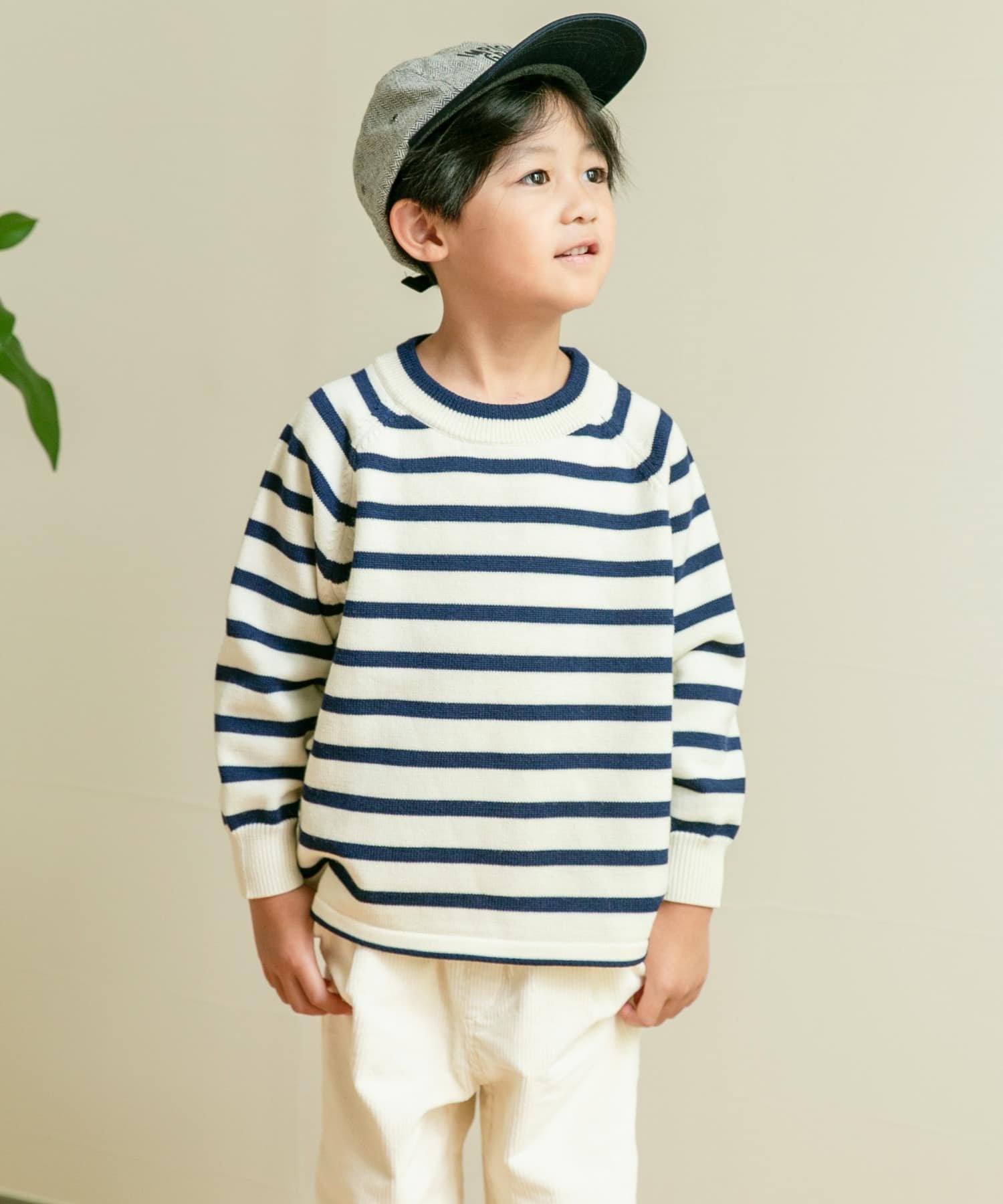 【SALE／40%OFF】URBAN RESEARCH DOORS ウーステッドヤーン配色ニット(KIDS) アーバンリサーチドアーズ トップス ニット オレンジ