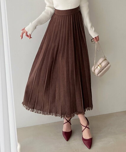 【SALE/25%OFF】ROYAL PARTY フリンジヘムプリーツロングスカート ロイヤルパーティー スカート ロング・マキシスカート ブラウン グレー ブラック【送料無料】 【SALE/25%OFF】ROYAL PARTY フリンジヘムプリーツロングスカート ロイヤルパーティー スカート ロング・マキシスカート ブラウン グレー ブラック【送料無料】